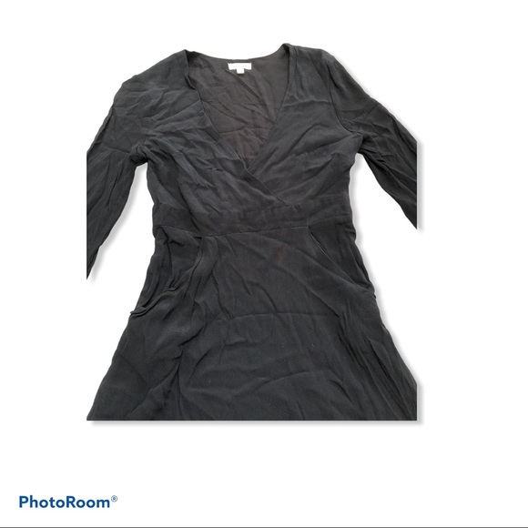 Silence+ Noise V Neck Dress 3/4 sleeve sz 8 - Picture 2 of 8